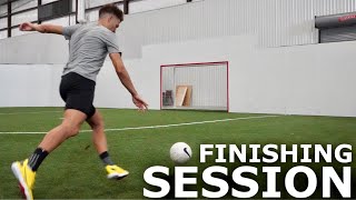 Individual First Touch and Finishing Drills  Full Training Session [upl. by Pilihp]