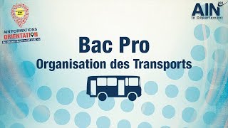 Bac Pro Organisation des Transport  AinFormation Orientation [upl. by Sine514]