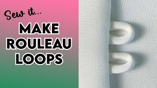 Make perfect rouleau loops  I show you 2 easy ways [upl. by Meingolda577]