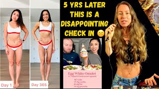 Freelee reacts to blogilates What i eat in a day 5 yrs later 😮 50 [upl. by Uzial711]