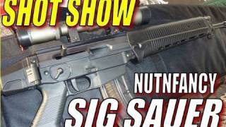 Nutnfancy at SHOT Show 2010 SIG SAUER [upl. by Lula]