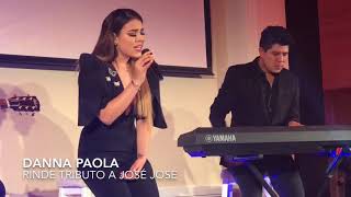 Danna Paola rinde tributo a José José [upl. by Marlow]