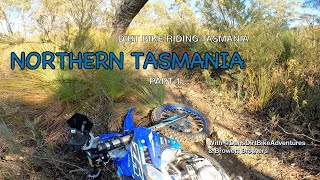 The beginning of a big day falling off Dirtbike riding Tasmania [upl. by Yahska636]