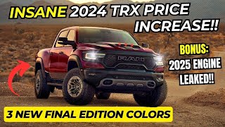 2024 RAM TRX Final Editions and INSANE NEW Price Increases [upl. by Nomled240]