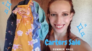 Toddler Clothing Haul  Carters Haul [upl. by Adnawot]