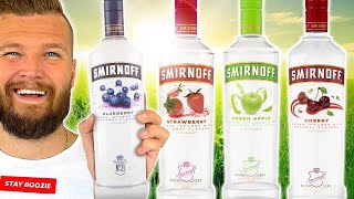 We Try EVERY Flavor Of Smirnoff Vodka [upl. by Thielen896]