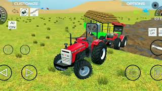 Omg 😱 Tractor🥵 fasa kichad 😡me mahindra 4x4 power full tractor tochan king tractor [upl. by Ardnasella425]