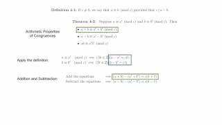 4 1 Basic Properties of Congruences [upl. by Cloris]