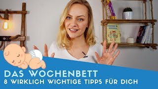 ▶ 8 wichtige Tipps für das Wochenbett [upl. by Marthena]