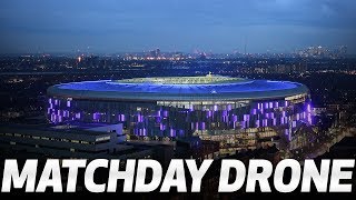 MATCHDAY FROM THE SKY  Drone footage over Tottenham Hotspur Stadium [upl. by Valentin]