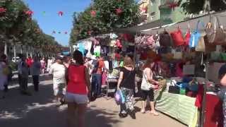 Blanes  Nuevo mercadillo semanal en el barrio La Plantera [upl. by Yun568]