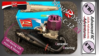 Novarossi C12 R3  Full Nitro Engine Build  Crank Mods Building Tips Bearings and More [upl. by Trin]