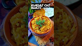 Kurdai Chi Bhaji  कुरडईची भाजी  Kurdai Bhaji  Quick Bhaji Recipe  कुरडई कांदा  shorts [upl. by Yennep]