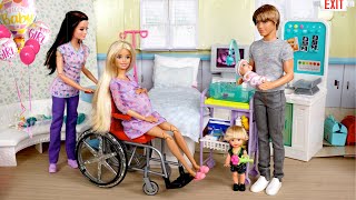 Barbie amp Ken Family Have a New Baby Story  Titi Toys [upl. by Halbert]