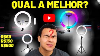 AS MELHORES RING LIGHTS PARA GRAVAR VÍDEOS PARA O YOUTUBE 2023 e 2024 [upl. by Niletac]