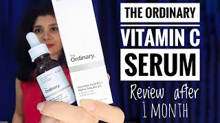 The ordinary Vitamin C serum review after 1 month  The ordinary ascorbic acid Alpha arbutin serum [upl. by Cory935]