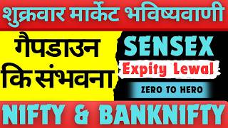 Friday Market Analysis Nifty BankNifty Prediction krishnatrading sensex [upl. by Carpet]