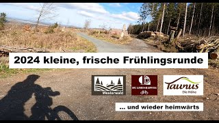 Teil 3 2024 kleine frische Frühlingsrunde  an Lahn und Eder durchs Hessische [upl. by Zillah]