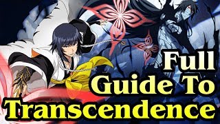 Complete Transcendence Guide Tutorial For Beginners in Bleach Brave Souls  A Spiteful Guide [upl. by Nnylecyoj]