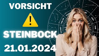 STEINBOCK ♑️❗️DU MUSST AUFPASSEN ❌ Horoskop  21Januar 2024 steinbock tarot [upl. by Carla]