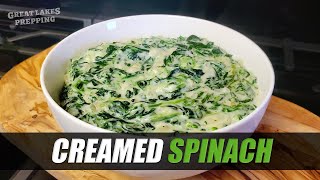 Best Creamed Spinach Boston Market Style Copycat Recipe [upl. by Enimsaj410]