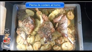 Pierna de cordero al horno cocina fácil para principiantes [upl. by Alyahsat]