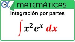 Integración por partes ejemplo 2  Cálculo integral  Vitual [upl. by Pfaff]