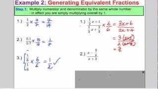 Algebraic Fractions  Cancelling L1 Core 3 Edexcel ALevel [upl. by Fagen]