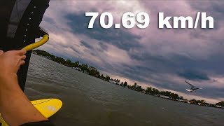 Full Power Slalom Blasting Mastering Flatwater amp My fastest Jibes [upl. by Gundry]