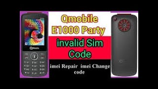 QMobile e1000 party IMEI change Code 2023 [upl. by Aneba364]