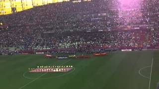 Spain vs Italy Euro 2012 national anthems [upl. by Locklin]