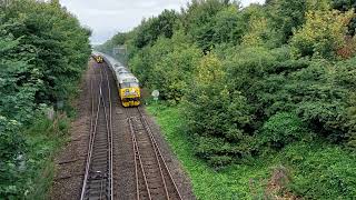 50049 and 50007 pass Dalmeny Jct with 1Z62 1130 LevenTaunton quotGrampian Highlanderquot 26 Aug 2024 [upl. by Rosaleen365]