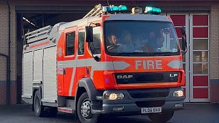 RESERVE  Lancashire Fire amp Rescue Service  Hyndburn’s first pump turnout [upl. by Merrili]