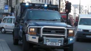 Jankel Guardian Escorted by London Police BMW DPG CO6 ARV [upl. by Manvell]