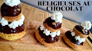 Recette de Religieuses au chocolat simple et rapide [upl. by Lambart]