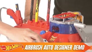 Airbrush Auto Designer  OFFICIAL Product Demo  HotWheels [upl. by Llerdnod]