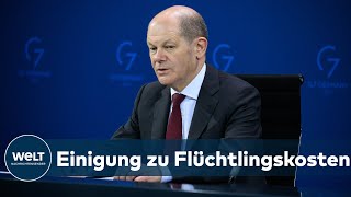 GRUNDSICHERUNG FÜR UKRAINEFLÜCHTLINGE Bund und Länder einigen sich auf Kostenverteilung [upl. by Lazor]