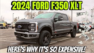 2024 Ford F350 XLT Sport Pack This Is The Most Expensive Work Truck EVER [upl. by Akihsan]