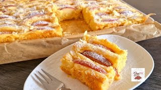 Flaumiger Apfelblechkuchen mit Vanillecreme apple pie [upl. by Atela649]