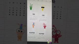 Cricut Desk Calendar  Print Then Cut [upl. by Mharba]