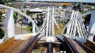 Sea Dragon front seat onride HD POV Jungle Jacks Landing Columbus Zoo [upl. by Uol]