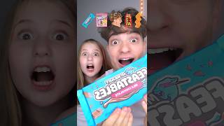 Giant YouTuber Food ASMR With My Little Sister🤤 [upl. by Nneb]