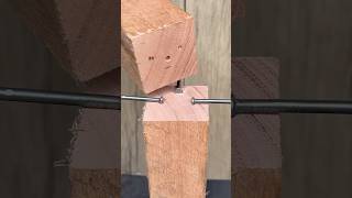 Dicas para conectar 2 barras de madeira com precisão madeira carpintaria tools diy construction [upl. by Epotimet]