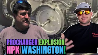 Very Shocking Larry Larsons ProCharger Catastrophe Larry’s Car Destroyed in NPK Washington [upl. by Nissie78]