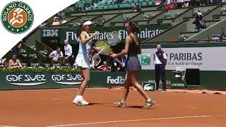 SWHsiehSPeng v SErraniRVinci 2014 French Open womens double Final Highlights [upl. by Gottfried708]