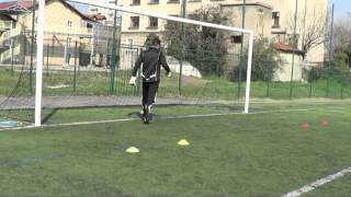 exercice vivacité 7 gardien de but goalkeeper training portero goalkeeping entrainement football [upl. by Aninaig760]