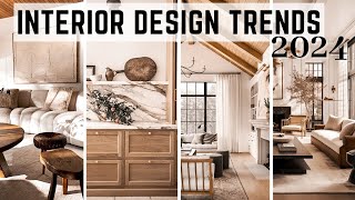 INTERIOR DESIGN TRENDS FOR 2024  HOME DECOR  DESIGN  PROJECTED TRENDS [upl. by Akelam]