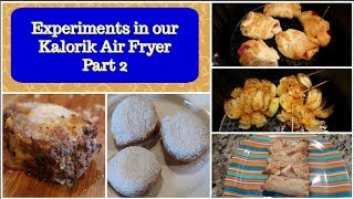 Experiments in our Kalorik Air Fryer  Part 2  Cooking for Two [upl. by Adni66]