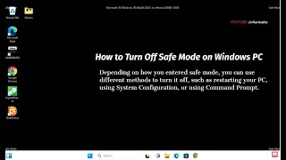 How to Turn off safe mode in Windows 11 or windows 10 Exit Safe mode [upl. by Attenaj946]