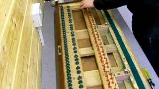 Preparing Bluthner Upright Piano Keybed [upl. by Nadeen]